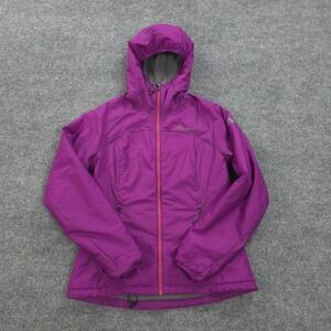 Eddie Bauer Jacket Womens M Purple First Ascent Hiking Camp Outdoors Primaloft